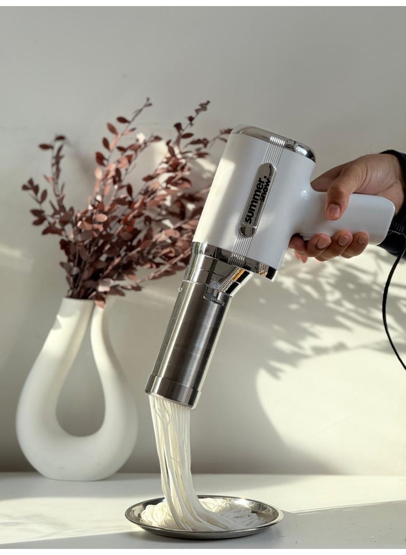 سمر سنو آلة صنع الطعام الكهربائية من سمر سنو – إدياپام، سترينغ هوبرز، نودلز، موركو، سيف ومعكرونة - Image 1